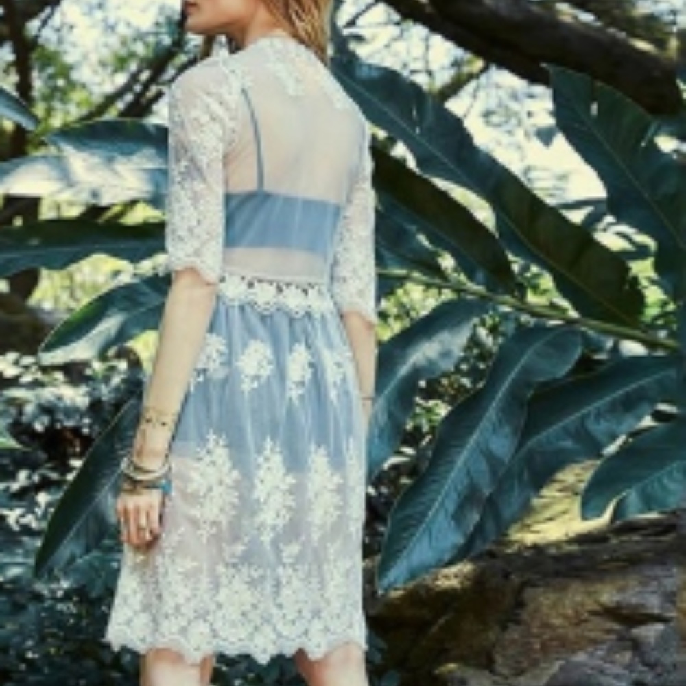 Boho festival KIMONA! Beautiful, intricate lace.